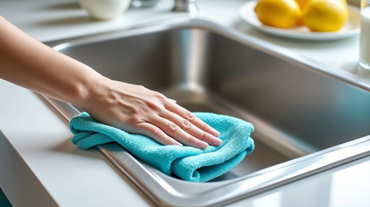 découvrez cette astuce étonnante : en versant simplement du lait dans son évier en inox et en le laissant agir 10 minutes, les rayures disparaissent presque comme par magie ! essayez ce truc naturel et économique pour redonner de l’éclat à votre évier.