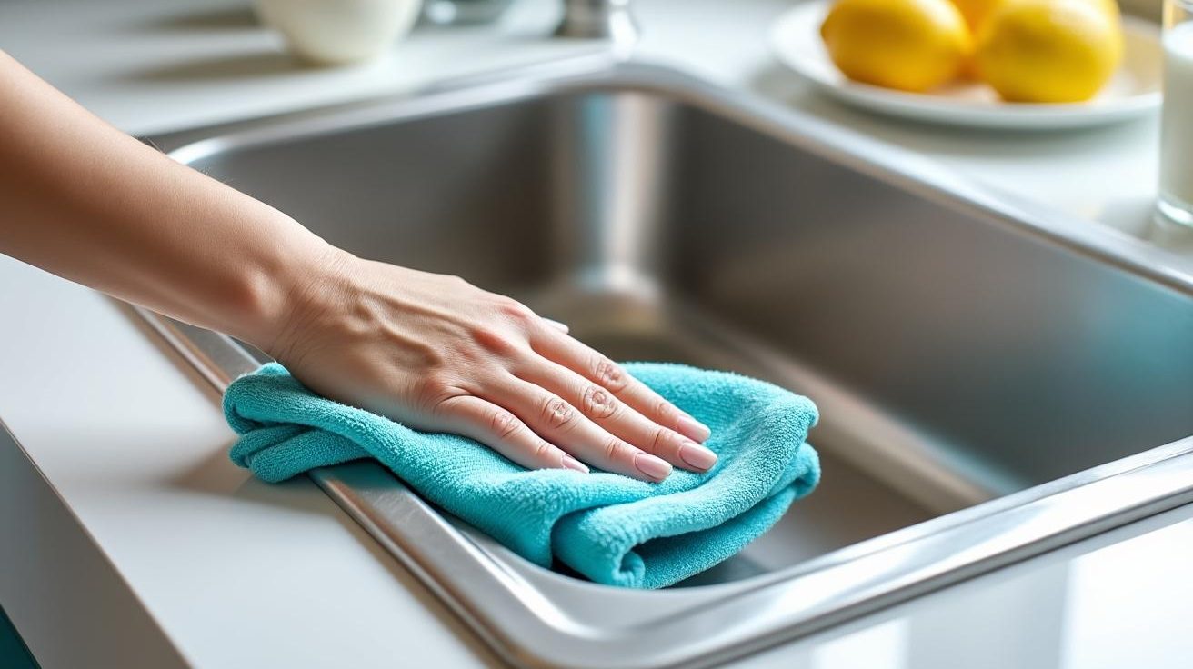 découvrez cette astuce étonnante : en versant simplement du lait dans son évier en inox et en le laissant agir 10 minutes, les rayures disparaissent presque comme par magie ! essayez ce truc naturel et économique pour redonner de l’éclat à votre évier.
