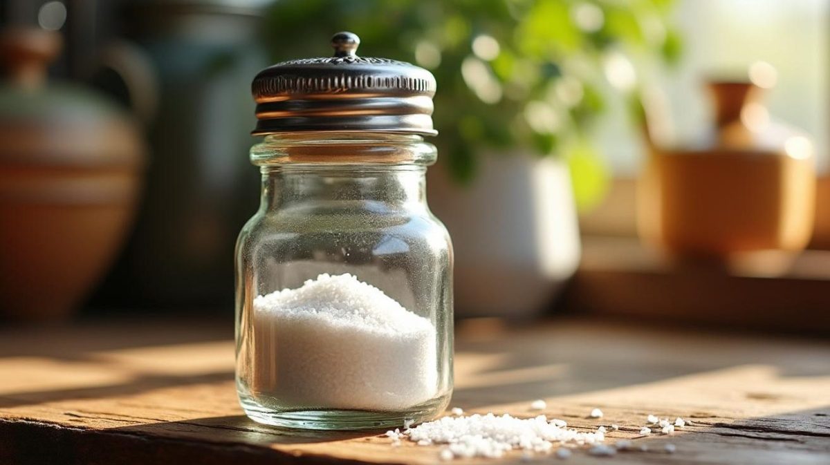 découvrez l’astuce des restaurants étoilés : ajoutez un grain de riz dans la salière pour empêcher le sel de s’agglomérer. fini les paquets, votre sel restera toujours sec et facile à verser !